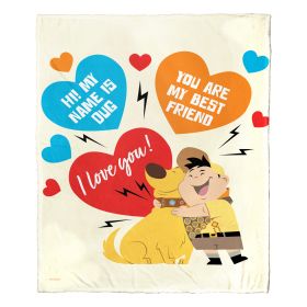 UP; Boys Best Valentines Aggretsuko Comics Silk Touch Throw Blanket; 50" x 60"