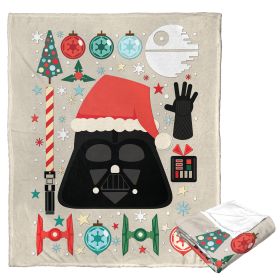 Star Wars; Vader Xmas Aggretsuko Comics Silk Touch Throw Blanket; 50" x 60"