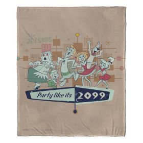 The Jetsons; Party Like it's 2099 Aggretsuko Comics Silk Touch Throw Blanket; 50" x 60"