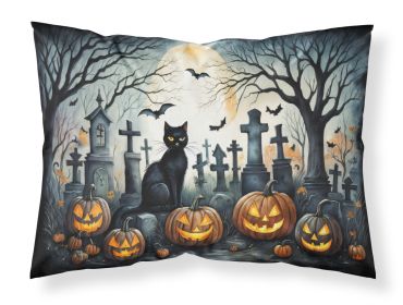 NEW Black Cat Spooky Halloween Standard Pillowcase Lightweight Super Soft Easy Care Decorative Artwork Pillowcase, Standard