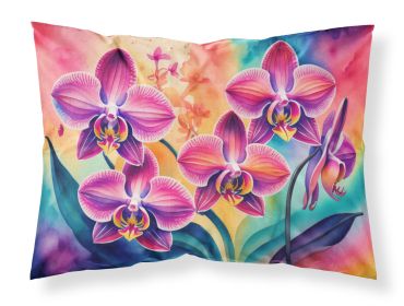 Orchids in Color Standard Pillowcase Lightweight Super Soft Easy Care Decorative Artwork Pillowcase, Standard