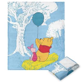 Disney Winnie the Pooh Log Lounging Silk Touch Throw Blanket 40X60 Inches