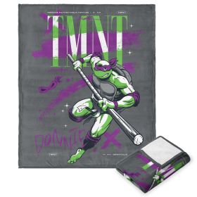 Nickelodeon Teenage Mutant Ninja Turtles Donnie TMNT Silk Touch Throw Blanket 40X50 Inches