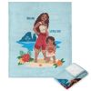 Disney Moana 2 Big Sis Lil Sis Silk Touch Throw Blanket 50X60 Inches