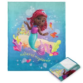 Disney Ariel Natural Explorer Silk Touch Throw Blanket 50X60 Inches