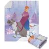 Disney Frozen Frozen Anna, Sven, And Olaf Silk Touch Sherpa Throw Blanket 50X60 Inches