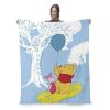 Disney Winnie the Pooh Log Lounging Silk Touch Throw Blanket 40X60 Inches