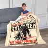 Disney Star Wars Episode 8 Vintage Signage Kylo Ren Crush Silk Touch Sherpa Throw Blanket 50x60 Inches