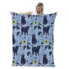 Eyes And Cats Silk Touch Throw Blanket 50X60 Inches