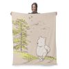 Disney Winnie the Pooh Edward Bear Silk Touch Throw Blanket 40X60 Inches