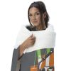 Nickelodeon Teenage Mutant Ninja Turtles Mikey TMNT Silk Touch Sherpa Throw Blanket 50X60 Inches