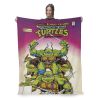 Nickelodeon Teenage Mutant Ninja Turtles Silk Touch Throw Tmnt Comic Blanket 50X60 Inches