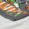 Nickelodeon Teenage Mutant Ninja Turtles Mikey TMNT Silk Touch Sherpa Throw Blanket 50X60 Inches