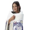 Disney Star Wars Episode 8 Vintage Signage Stormtroopers Silk Touch Sherpa Throw Blanket 50x60 Inches