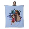 Disney Moana 2 Powerful Stance Silk Touch Throw Blanket 50X60 Inches