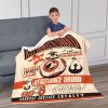 Disney Star Wars Episode 8 Vintage Signage BB8 Silk Touch Sherpa Throw Blanket 50x60 Inches