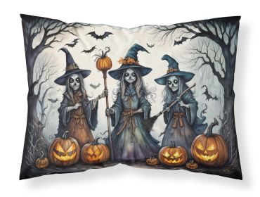 Witches Spooky Halloween Standard Pillowcase Lightweight Super Soft Easy Care Decorative Artwork Pillowcase, Standard (Default: Default)