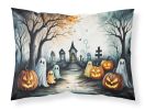 Ghosts Spooky Halloween Standard Pillowcase Lightweight Super Soft Easy Care Decorative Artwork Pillowcase, Standard