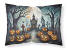 Graveyard Spooky Halloween Standard Pillowcase Lightweight Super Soft Easy Care Decorative Artwork Pillowcase, Standard