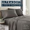 Full Size Sheets Set - Bedding Sheets & Pillowcases w/ 16 inch Deep Pockets - Fade Resistant & Machine Washable - 4 Piece 1800 Series Full Bed Sheet S