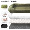 Extra Large Dog Bed, Human Dog Bed for Adult Instead of Foldable Air Mattress, 72"x48"x10" Washable Floor Beds Large Sized Dog Gifts with Handle